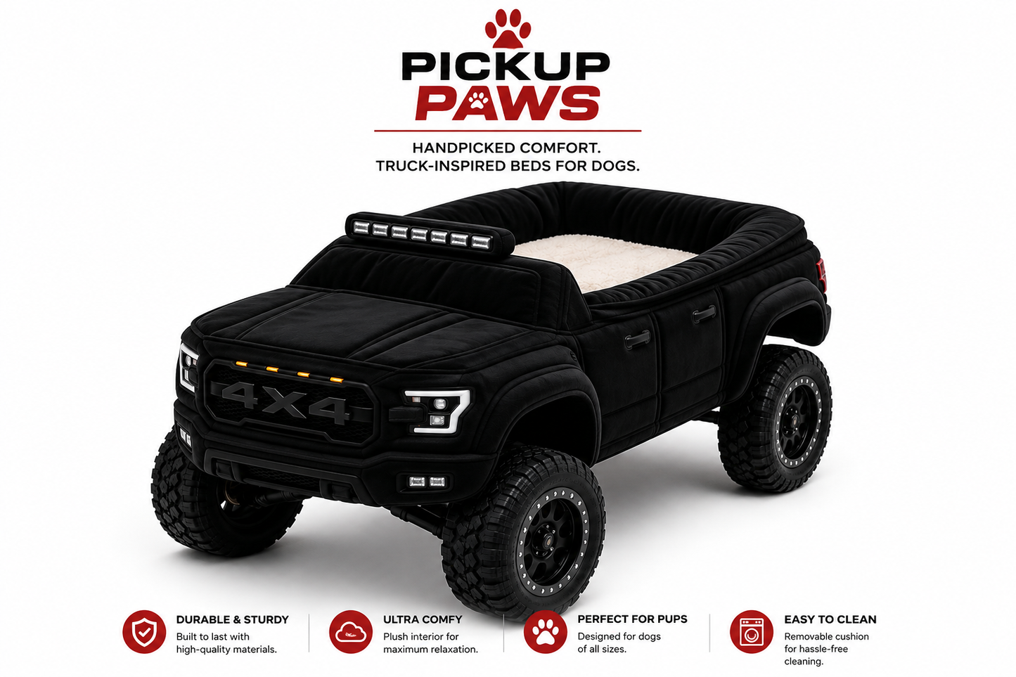 4x4 Dog Bed